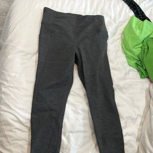 Gray leggings